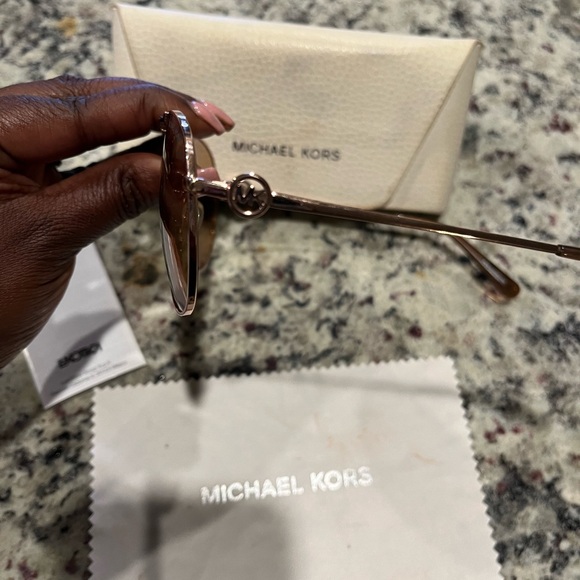 Michael Kors Brown Aviator Sunglasses - Picture 3 of 5